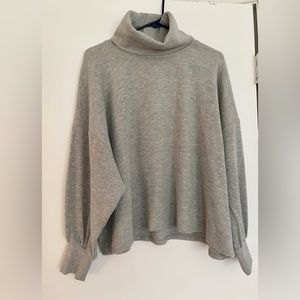 Who What Wear Cropped Turtleneck Sweater